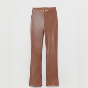 H&M Faux leather pants